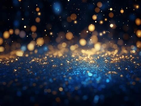 Premium Photo Glamorous Glow Abstract Glitter Lights Background