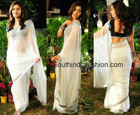Rashi Khanna In White Saree South India Fashion