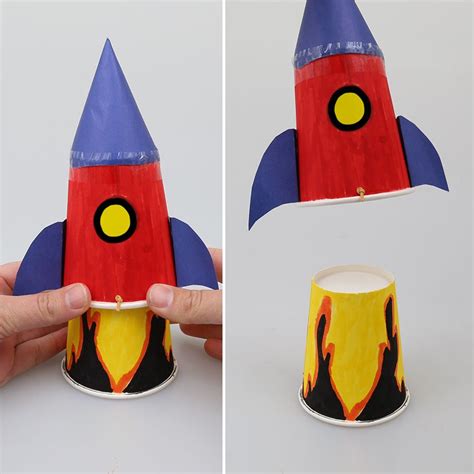 Paper Cup Rocket Launcher Cleverpatch Crafternoons Cleverpatch