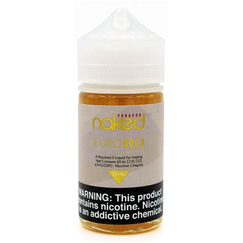 euro gold 60ml by naked 100 12mg
