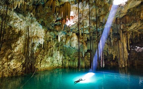 Cenote Is The Name For A Lake That Forms Underground When The Water
