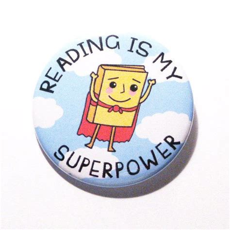 Book Pinback Buttons Reading Pins Cute Nerdy Accessorieslarge Pinback