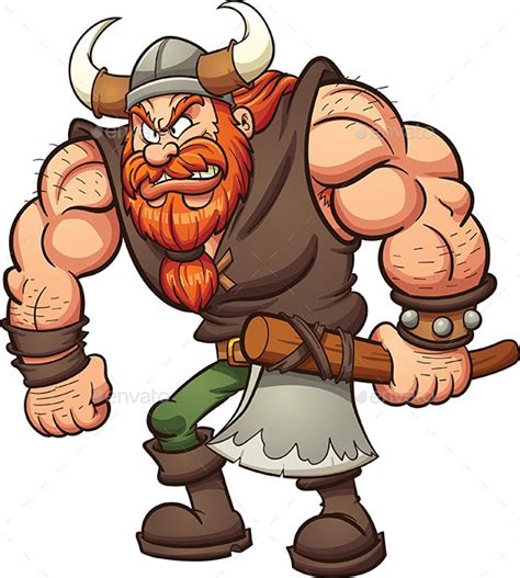 Cartoon Viking By Memoangeles Graphicriver