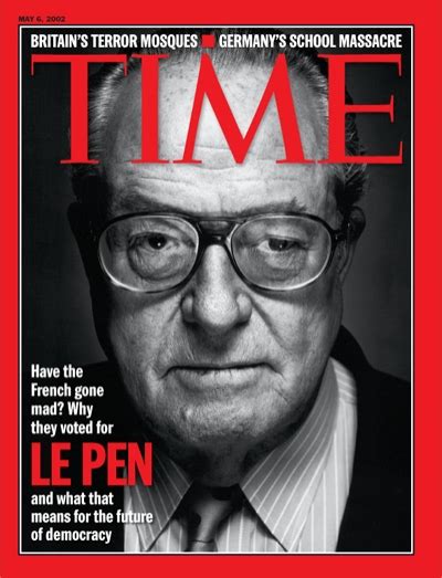 For example, there is daytime in one part of the world, while there is a night in the other one. TIME Magazine Cover: Why The French Voted For Le Pen - May ...
