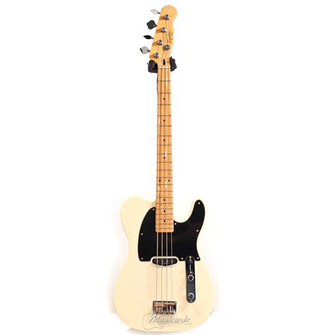 Squier Vintage Modified Telecaster Bass White MN Electric Basses 4