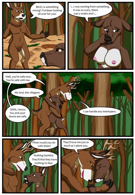Rule 34 Anthro Breasts Cervine Comic Deer Female Forest Mammal