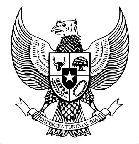 Logo Indonesia Dan Dunia Lambang Burung Garuda Logo Garuda Pancasila