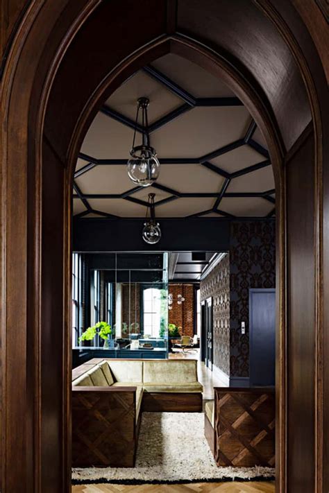 The Gothic Office A Luxurious Dark And Glamorous Private Office By
