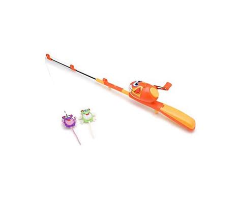 Kitty Hoots Catfisher Fishing Rod And Reel Cat Toy Go Fish 10 Toys