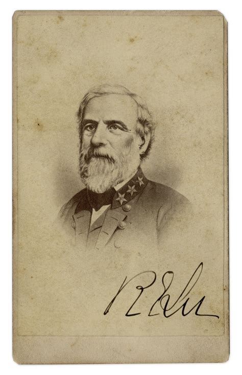 Lot Detail General Robert E Lee Signed Cdv