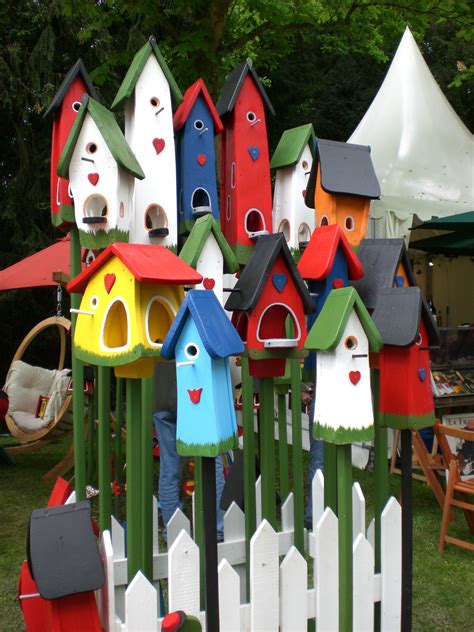 Colorful Birdhouses Unique Bird Houses Decorative Bird Houses