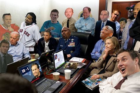 Barack Obama Bin Laden Meme Trump Situation Room Photo