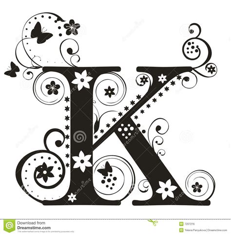 Letter K Fancy Letters Letter K Lettering
