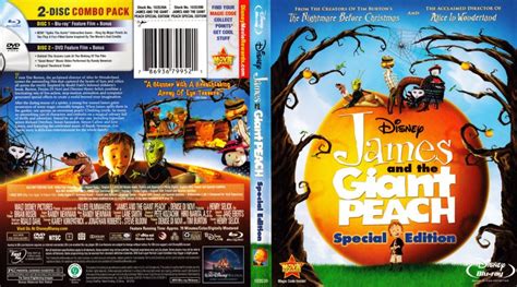James And The Giant Peach Movie Blu Ray Scanned Covers James And