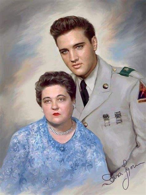 Elvis Presley And His Mother Gladys Presley Elvis Presley Pictures