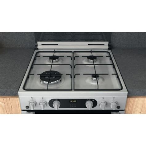 Hotpoint Hdm67g0c2cxu Gas 126l Double Cooker Inox For Sale Online Ebay