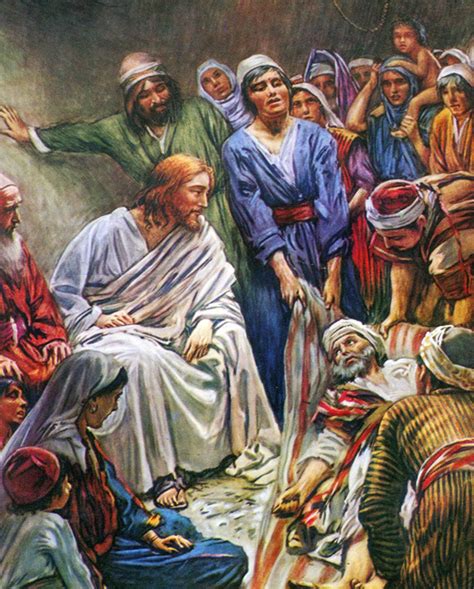 Jesus Heals A Paralytic C Catholic Picture Print Etsy