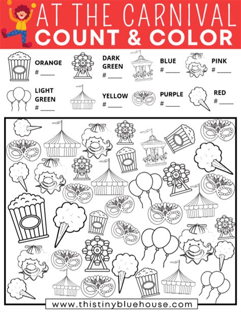 Pin On Count And Color Printable Activities For Kids