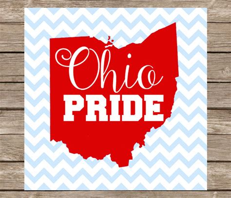 Ohio Pride Svg Ohio Svg Ohio State Svg Ohio State Buckeyes Svg Etsy