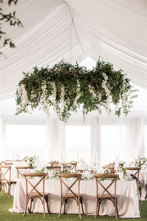 Hanging Floral Chandelier Floral Design By Winston Flowers Wedding