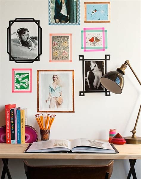 Diy Wall Picture Frames Washi Tape Crafts