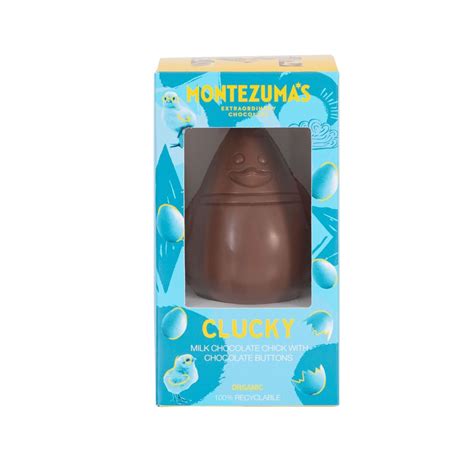 Montezumas Clucky Milk Chocolate Chick With Buttons 100g Fallon And Byrne