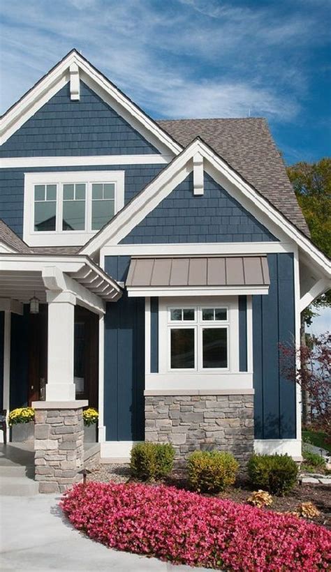 It pairs nicely with onyx shutters or door and white trim. Most Popular Exterior House Paint Colors 2019 | House paint exterior, Exterior house paint color ...