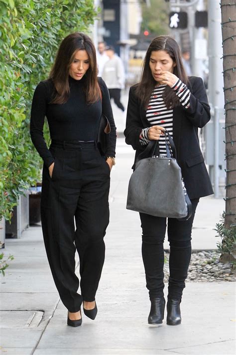 Eva jacqueline longoria bastón (née longoria; EVA LONGORIA and AMERICA FERRERA Out in Beverly Hills 01 ...