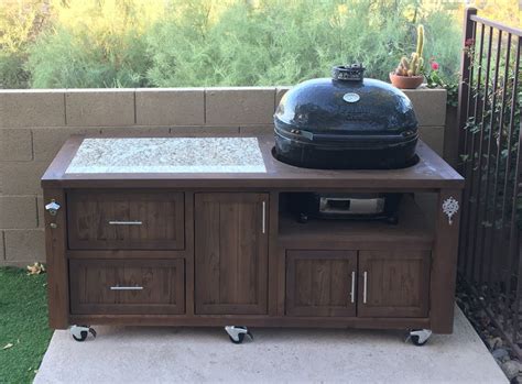 Primo Grill Cabinet Outdoor Kitchen Rolling Grill Cart Grill