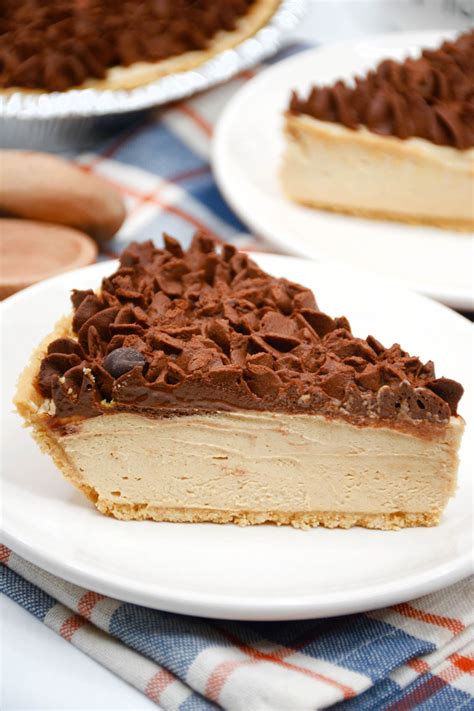 No Bake Cream Cheese Peanut Butter Pie With Chocolate Whipped Cream Sweet Pea S Kitchen