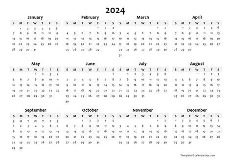 Black And White 2024 Calendar National Day Calendar 2024