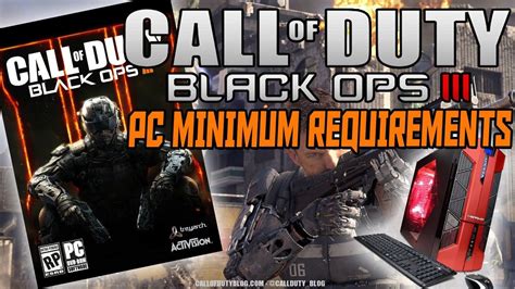 Although the minimum requirements are good for giving us an idea about the game's entry point of power, the recommended specs for higher performance is your pc ready to run black ops 3? Black Ops 3 PC Version, Minimum Requirements, Size = 60GB ...
