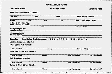 22 Fill In The Blank Resume Form For Your Needs