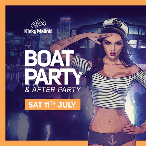 Kinky Malinki Boat Party And After Party Embankment London Boat Party Reviews Designmynight
