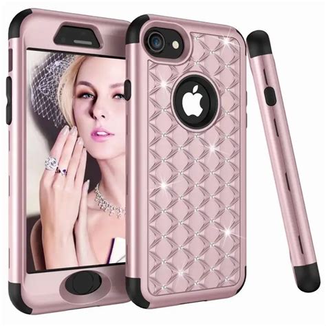 Luxury Glitter Bling Rhinestone Cases For Iphone 7 Case Jewelled Cover