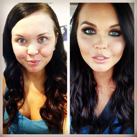 makeup of the day before and after glam by makeupbynia browse our real girl gallery