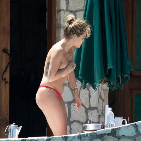 Singer Rita Ora Covered Topless Paparazzi Photos Scandal