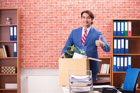 The Successful Employee Getting New Job Position Stock Image Image Of