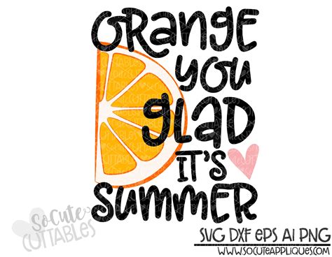 Orange You Glad Its Summer Printable Printable Word Searches