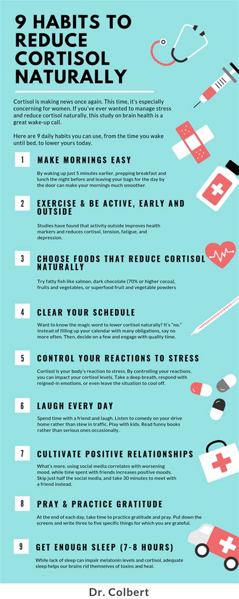 9 Habits To Reduce Cortisol Naturally Cortisol How To Relieve Stress