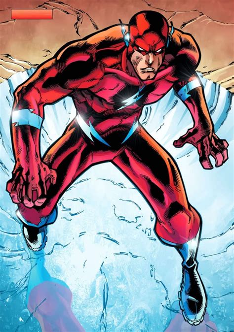 Amazing Wally West Suit Design Art By Michael Bowden Dc Retroactive