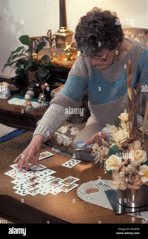Elderly Woman Playing Solitaire Hi Res Stock Photography And Images Alamy