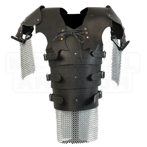Elven Warrior Leather Armour With Chainmail Dk5002 By Medieval Armour