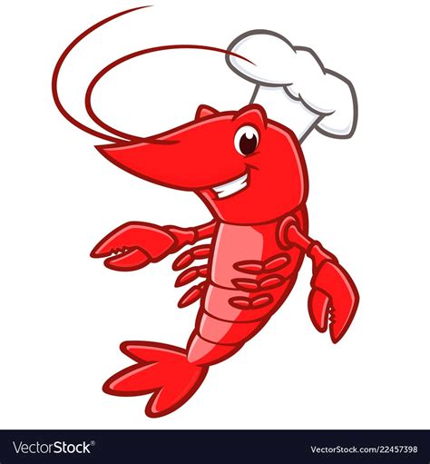 Cartoon Lobster Royalty Free Vector Image Vectorstock
