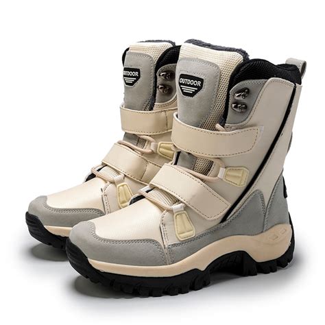 botas de nieve impermeables para hombre y mujer zapatos cálidos de senderismo al aire libre