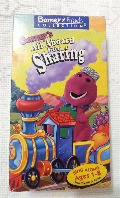 Barney Barney S All Aboard For Sharing Vhs Mins Sing The Best Porn