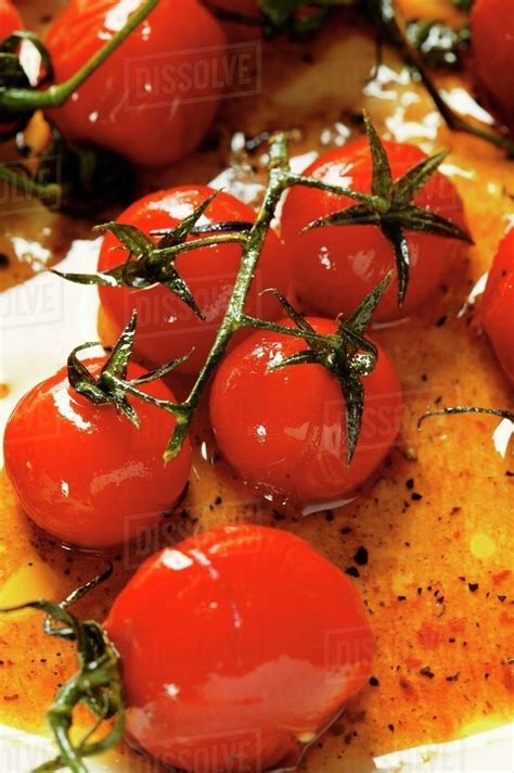 Marinated Cherry Tomatoes Stock Photo Dissolve