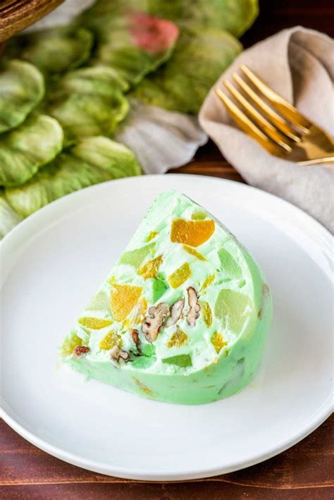 Creamy Lime Jello Salad Homemade Hooplah