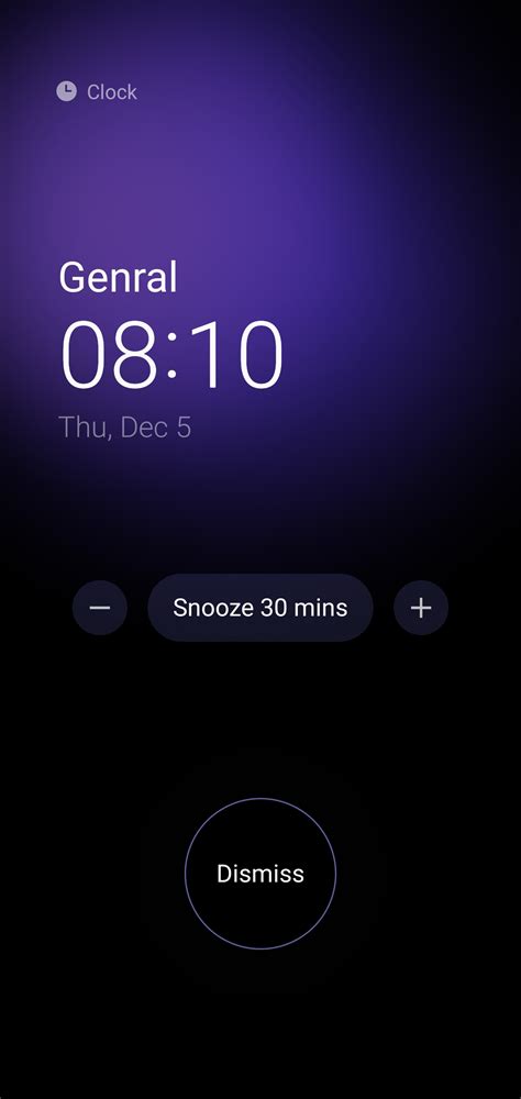 Really Loving This One Ui 2 Feature Of Manually Setting Snooze Time
