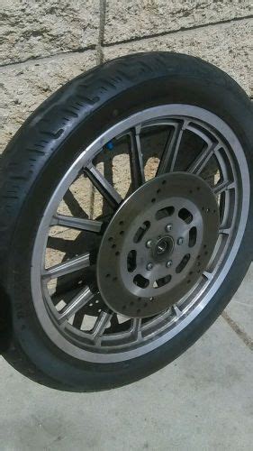 Sell 13 Spoke Harley 19 Inch Factory Mag Wheel With Rotor And Tire In